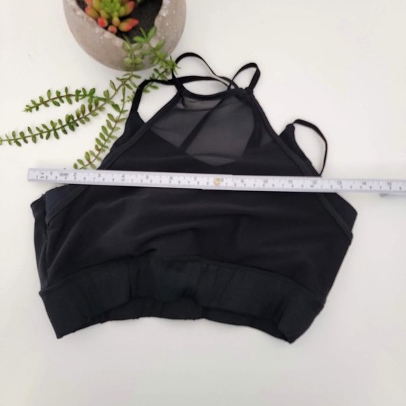 Dragon Fit Black w/ Mesh Front Multi Strap Exercise  Tank Top Size Medium - Picture 7 of 7